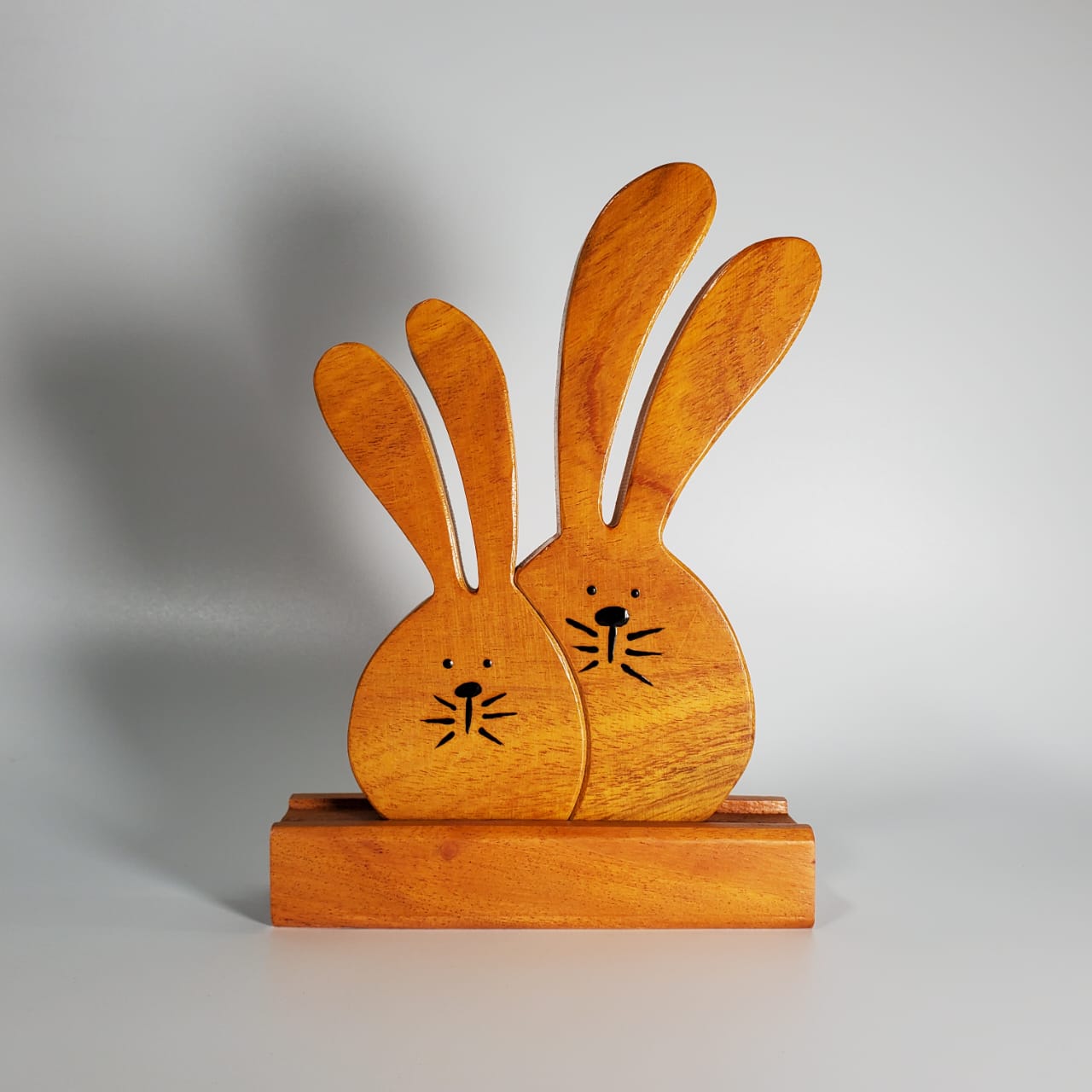 Wooden Couple Keepsake | Polished surface with shiny finish | Fungus Proof