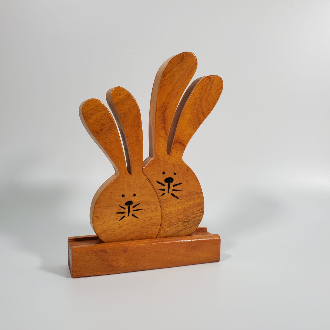 Wooden Couple Keepsake | Polished surface with shiny finish | Fungus Proof