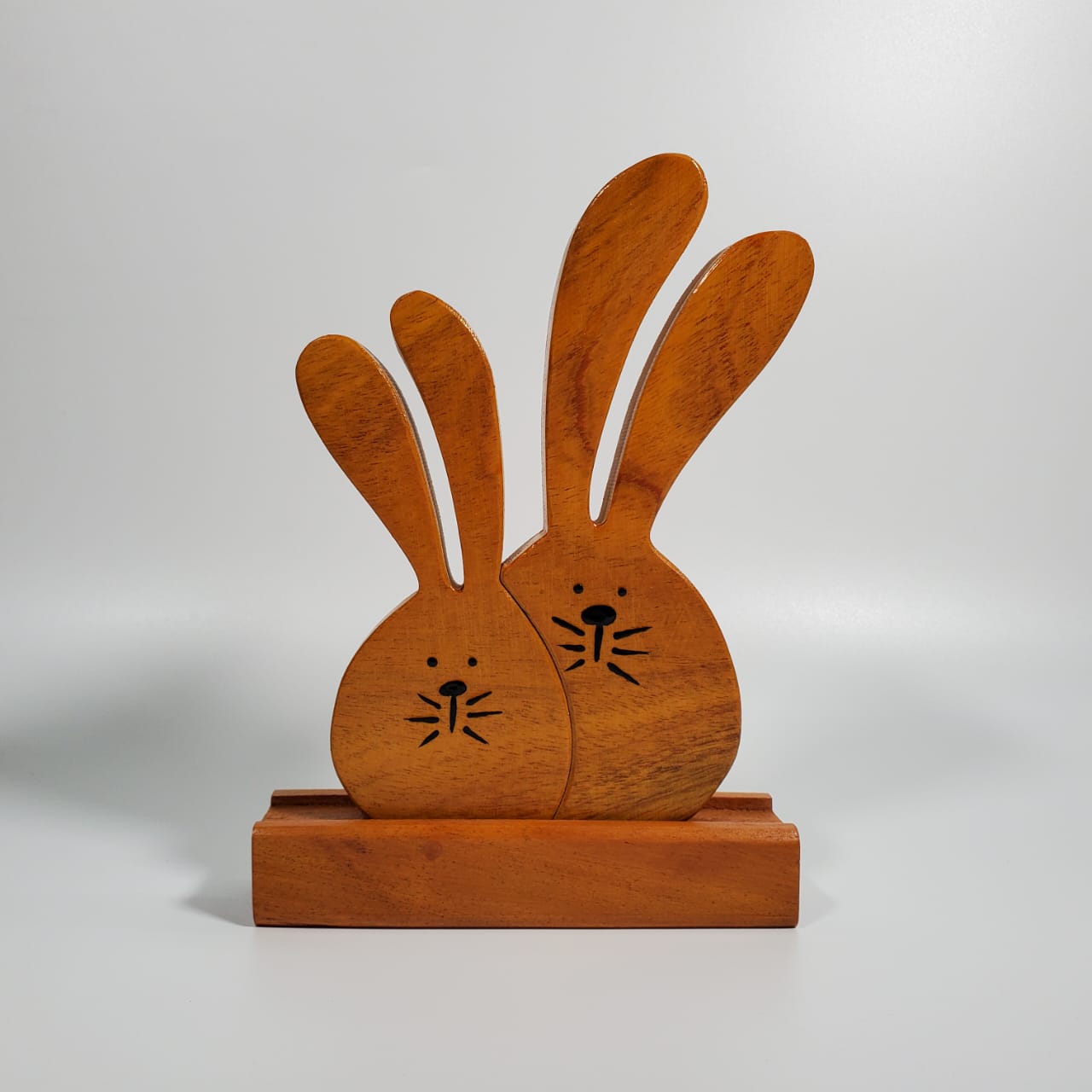 Wooden Couple Keepsake | Polished surface with shiny finish | Fungus Proof