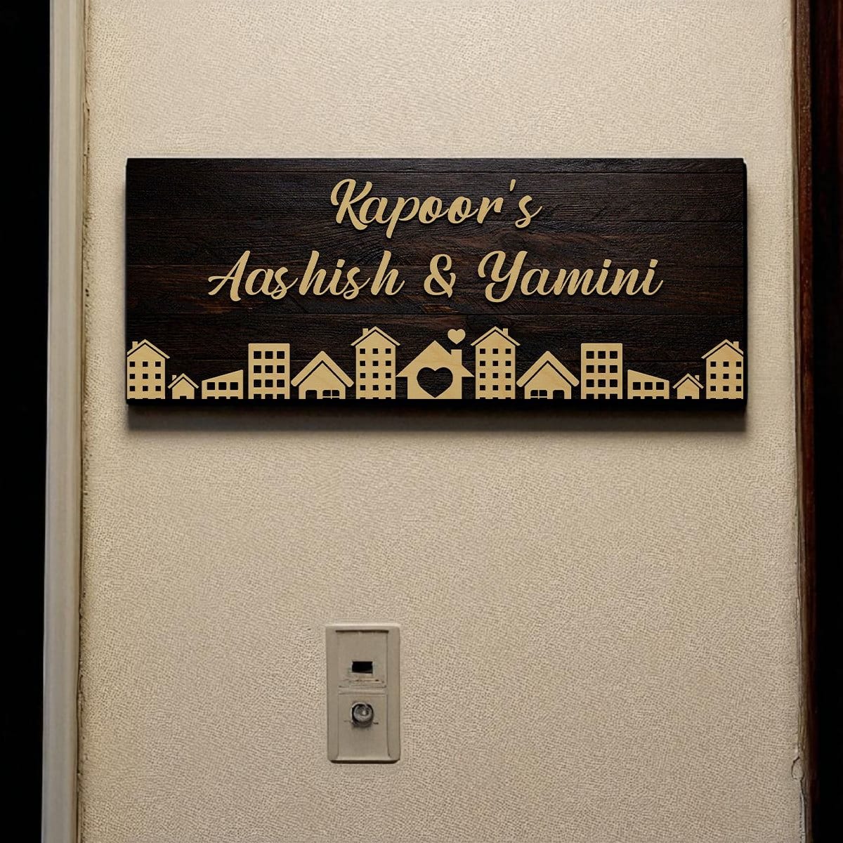 City Landscape Name Plate