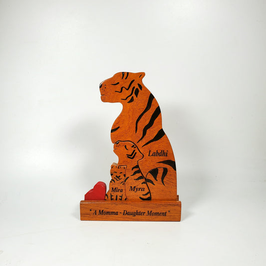 Tiger Parent with two children