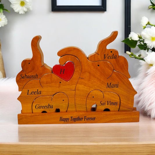 Elephant family family of 6
