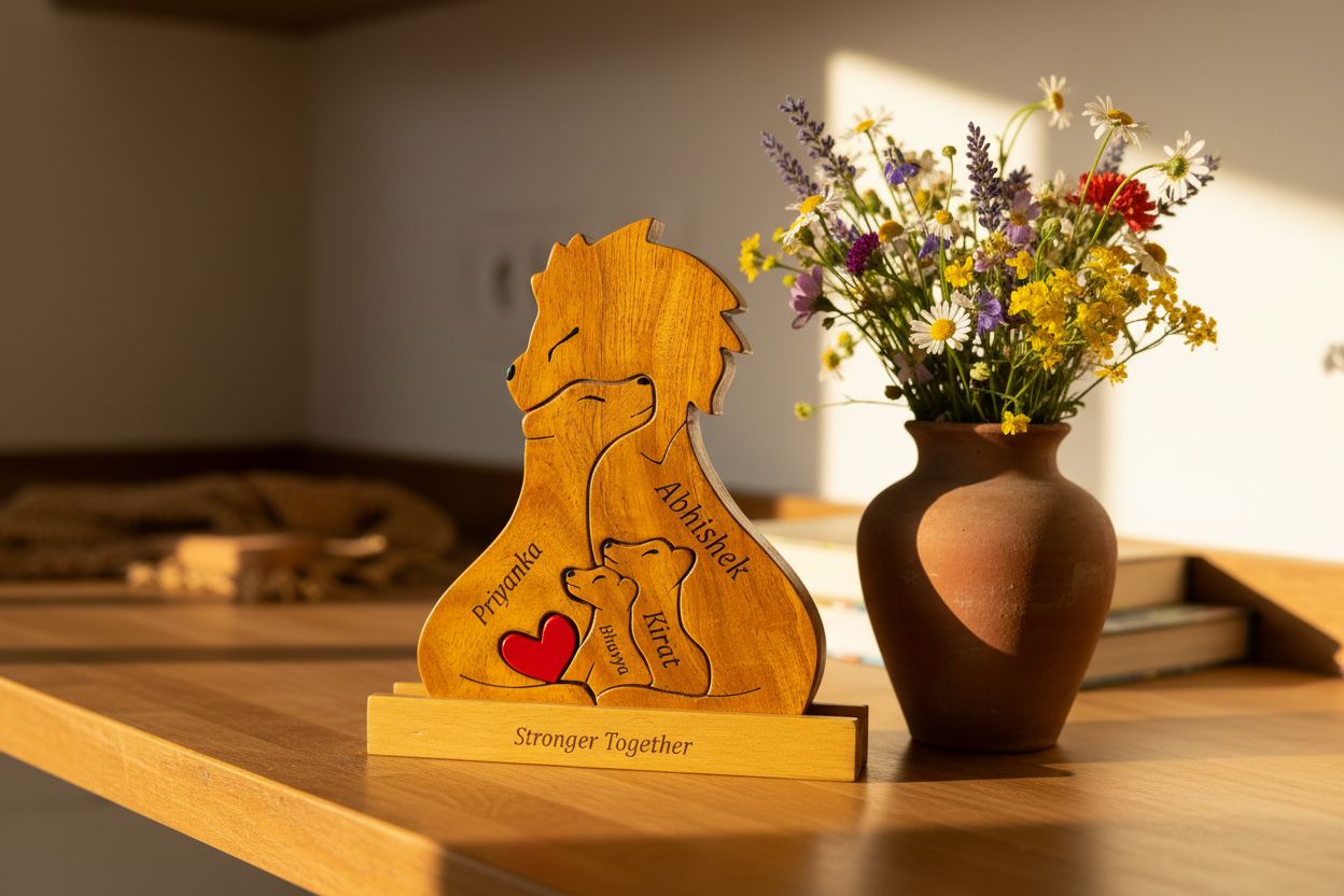 மூன்று குழந்தைகளுடன் சிங்க குடும்பம் நினைவு சின்னம்