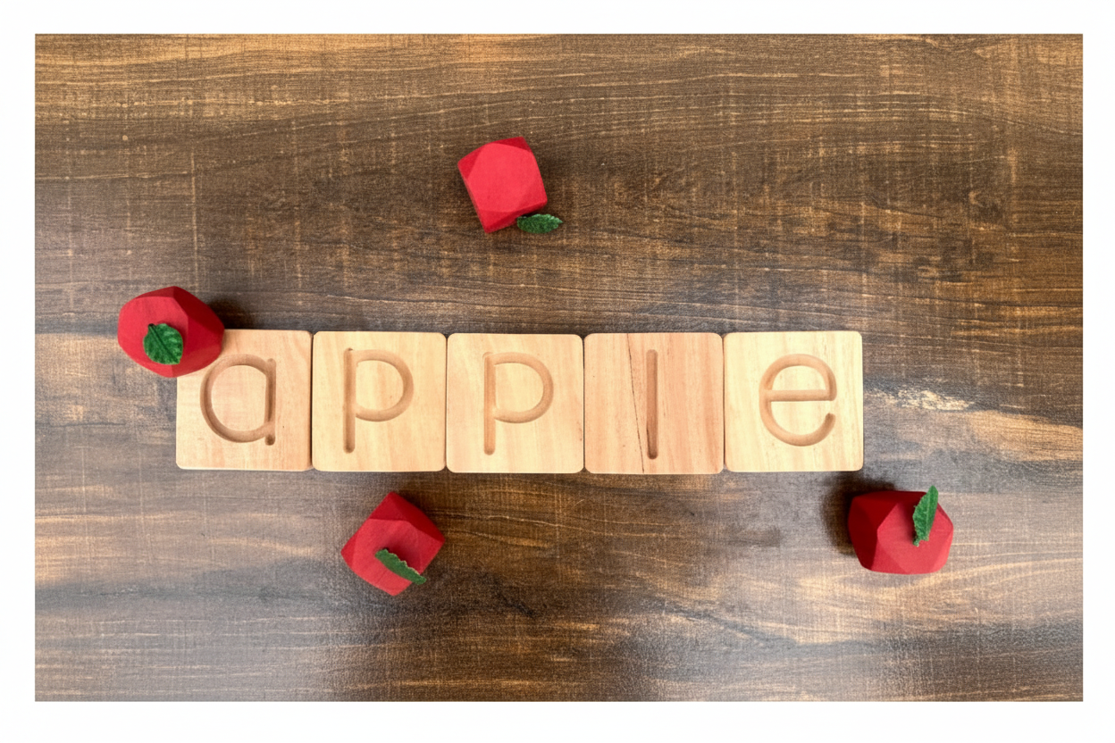 Apple Tiles with Background