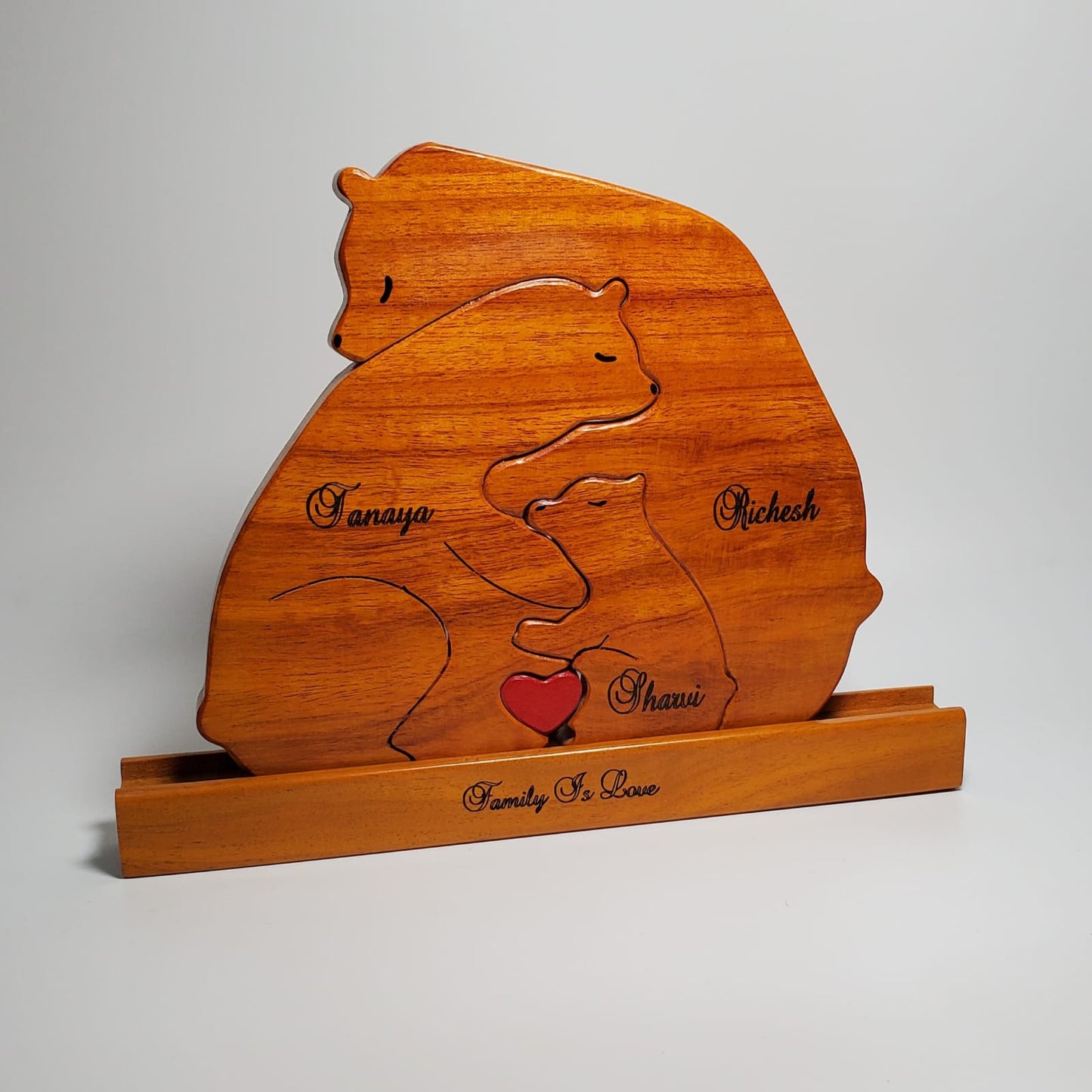 Bear family with one child (Design2)