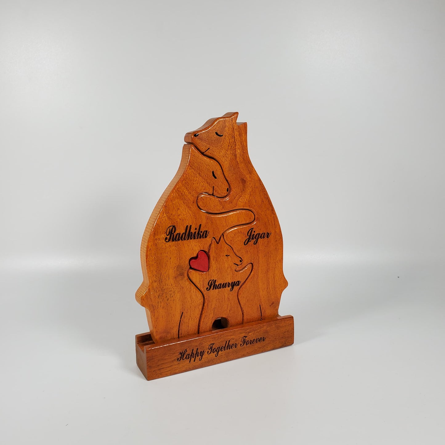 Bear family with one child (Design3)