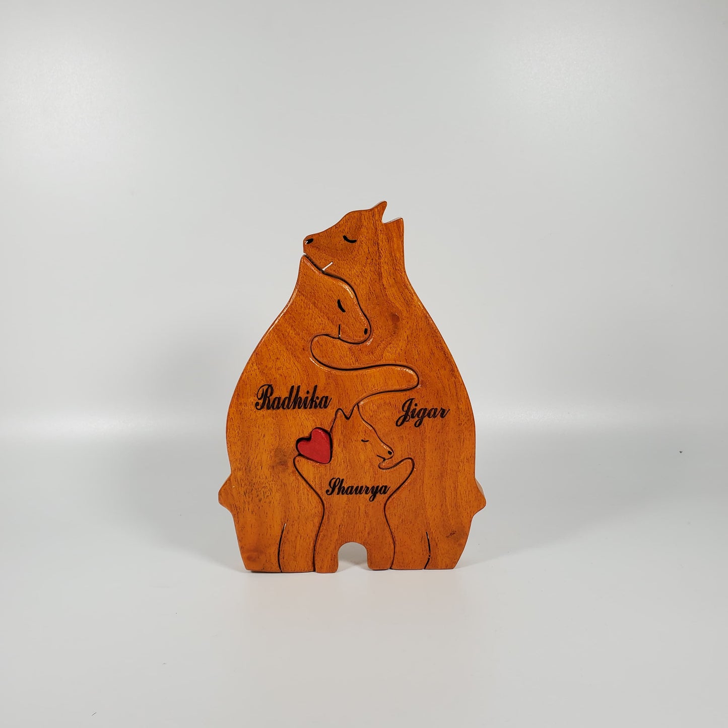 Bear family with one child (Design3)