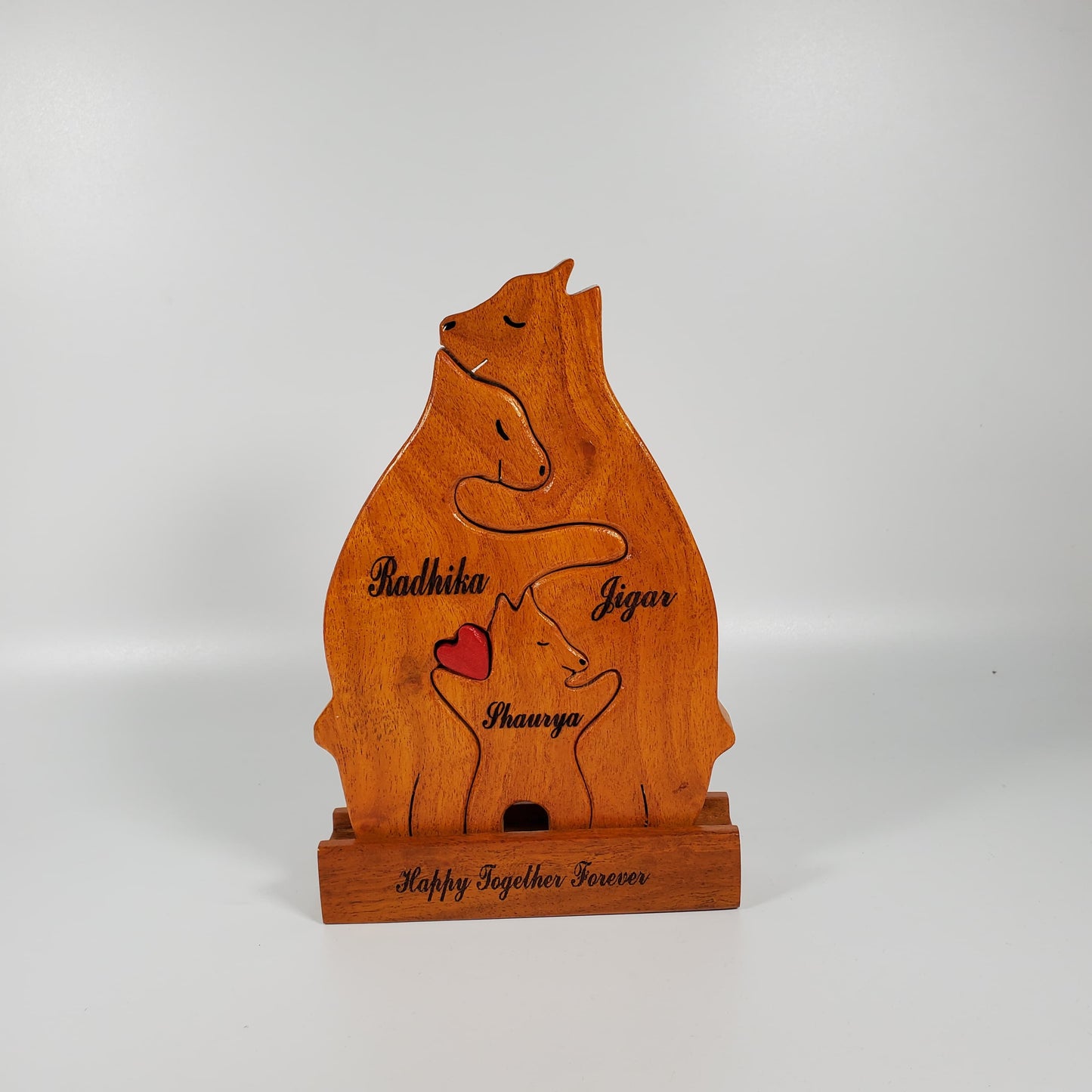 Bear family with one child (Design3)
