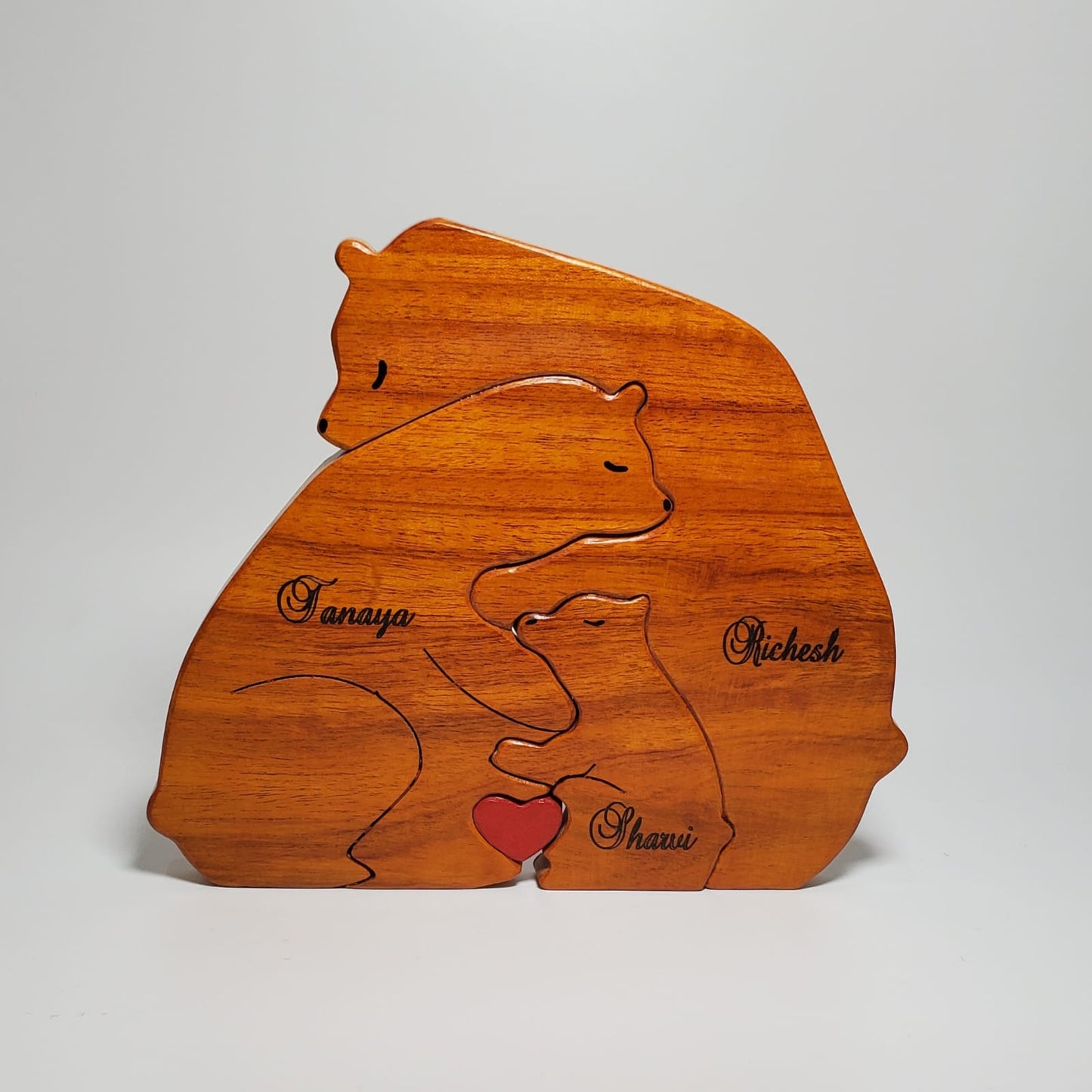 Bear family with one child (Design2)