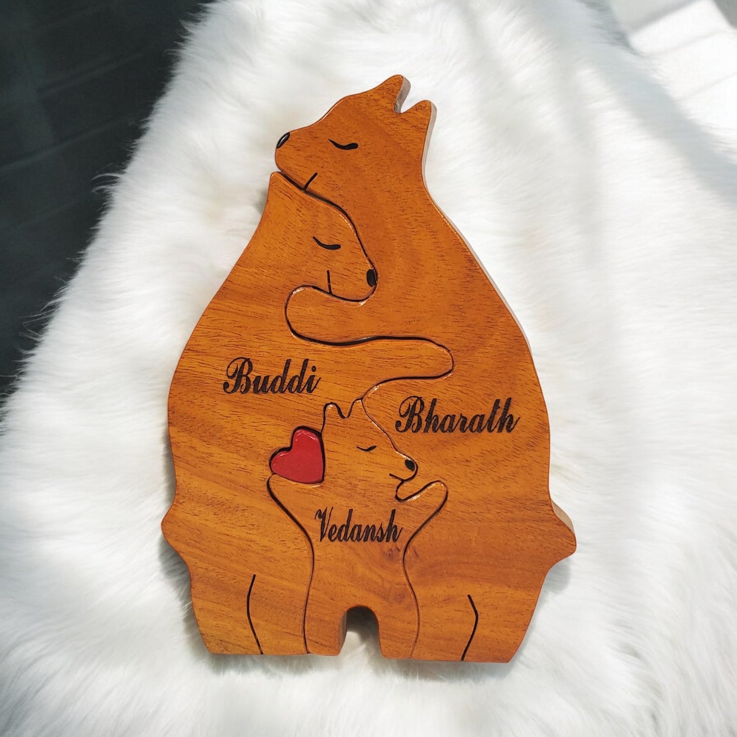 Bear family with one child (Design3)