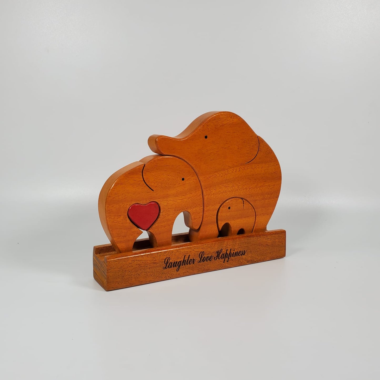 Elephant family with one kid (Design 2)