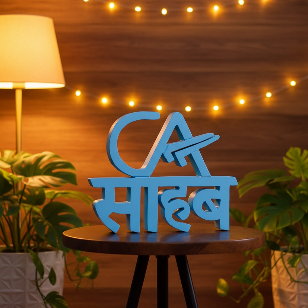 CA Sahab – Living Room with Rope Lights & Plants