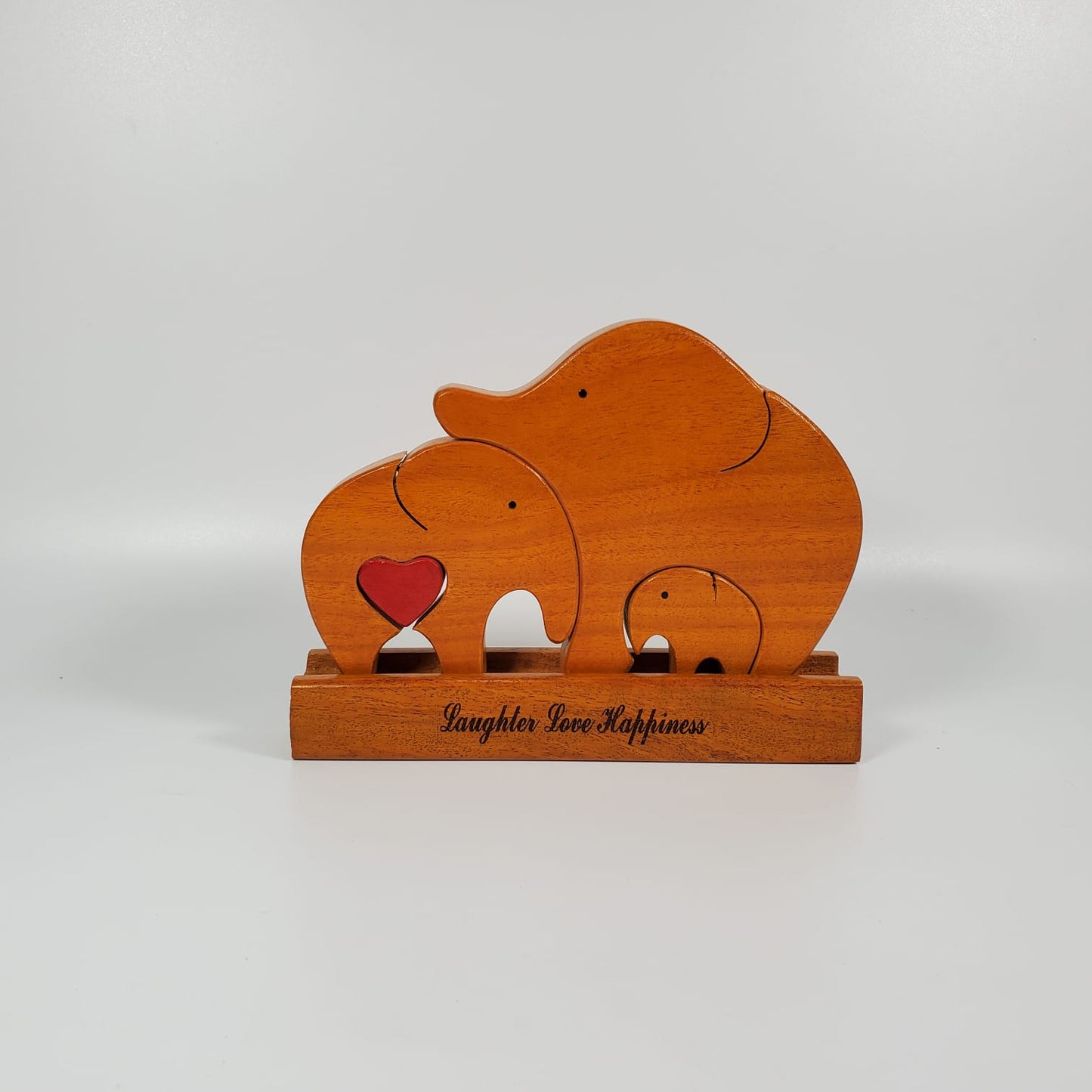 Elephant family with one kid (Design 2)