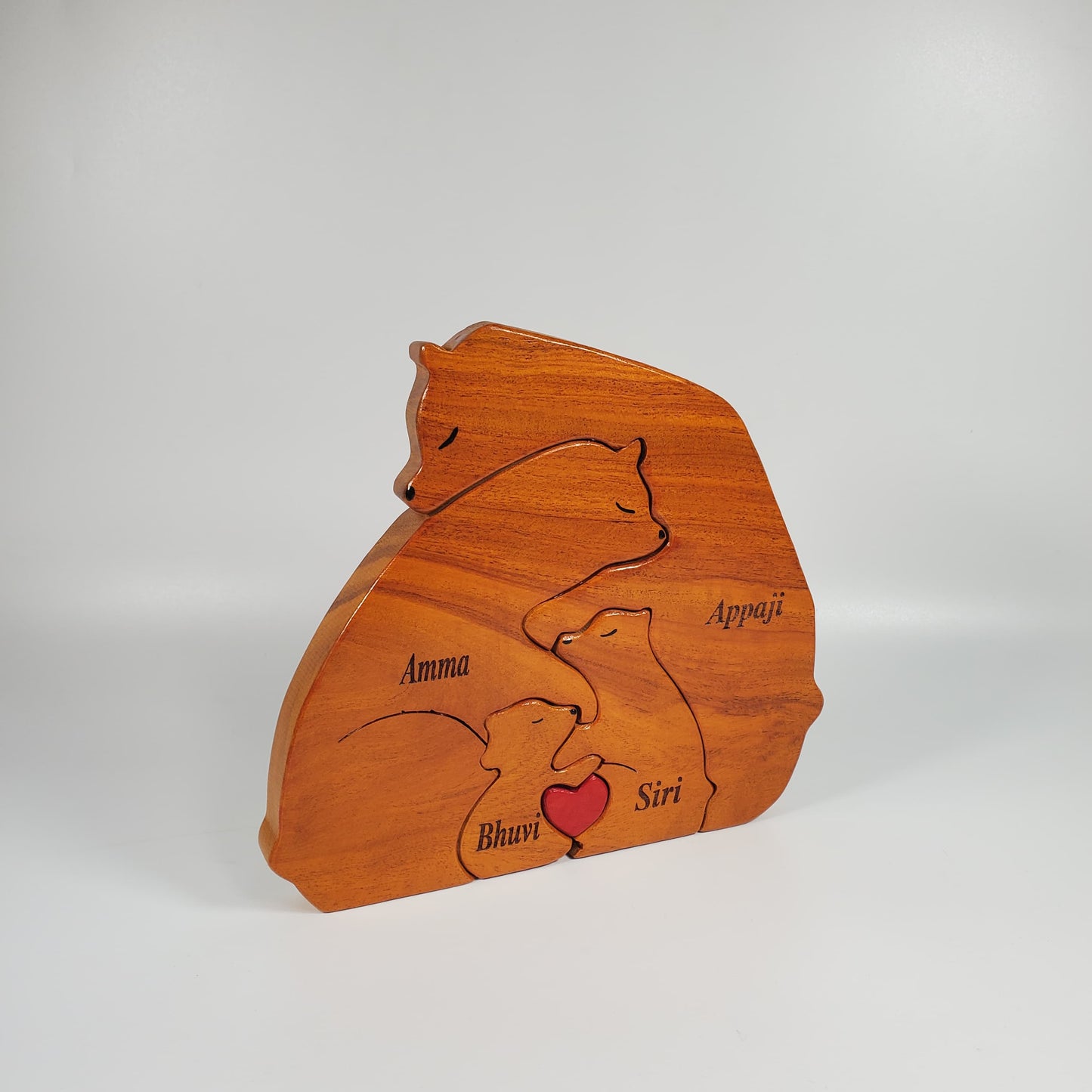 Bear family with two kids(Design 2)