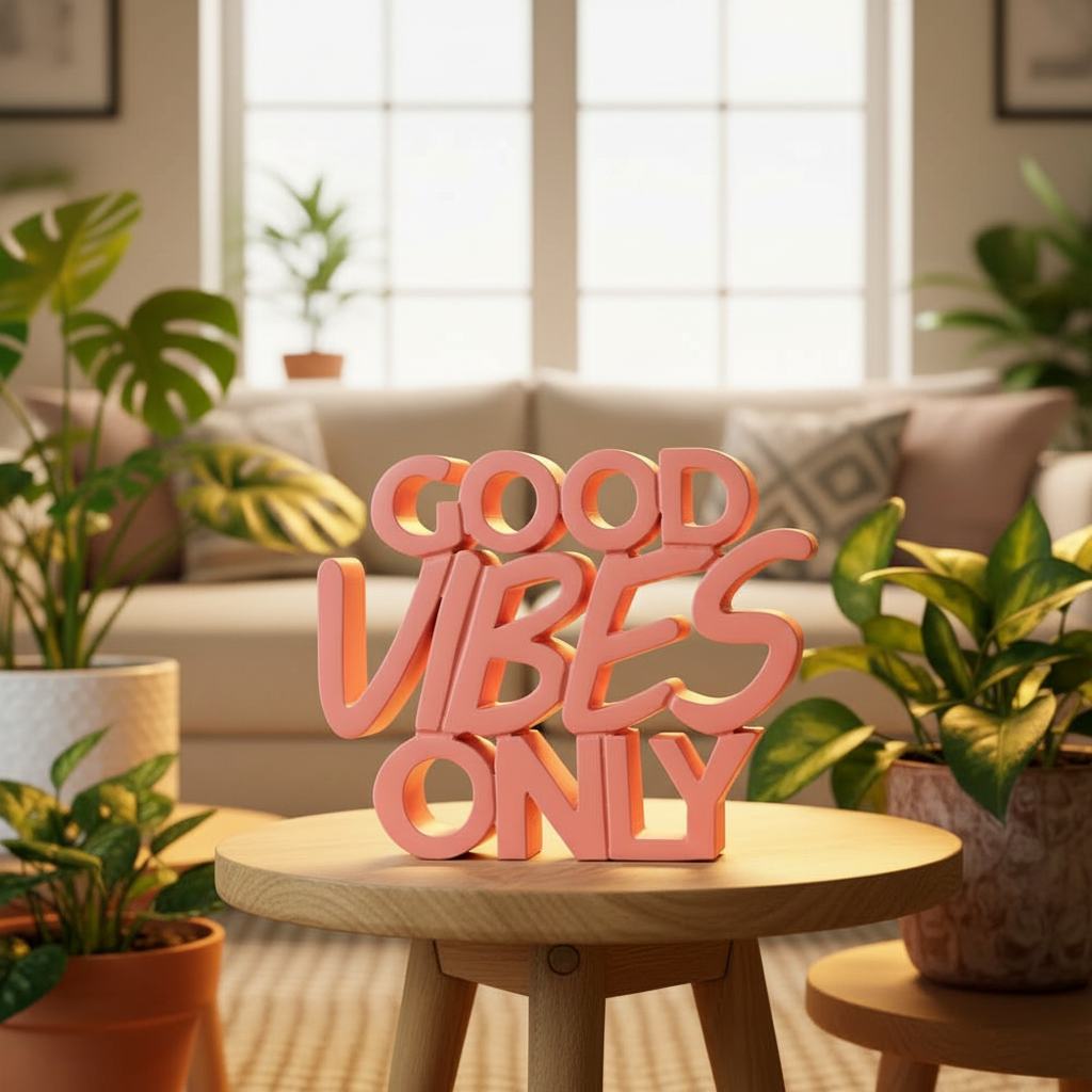 Good Vibes Only – Living Room Focus