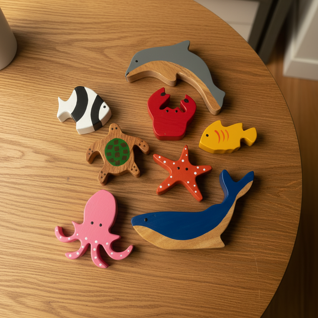 Wooden Aquatic Toys Top-Down 1:1